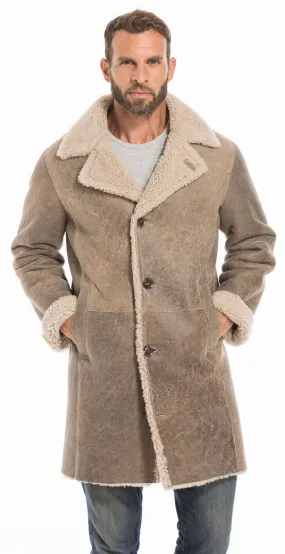 Sheepskin coat for men - Desert Prince Collection