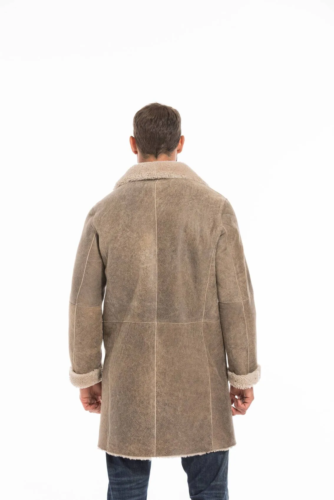 Sheepskin coat for men - Desert Prince Collection