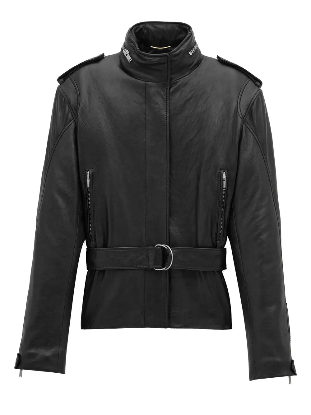 Short Lambskin Jacket by SAINT LAURENT