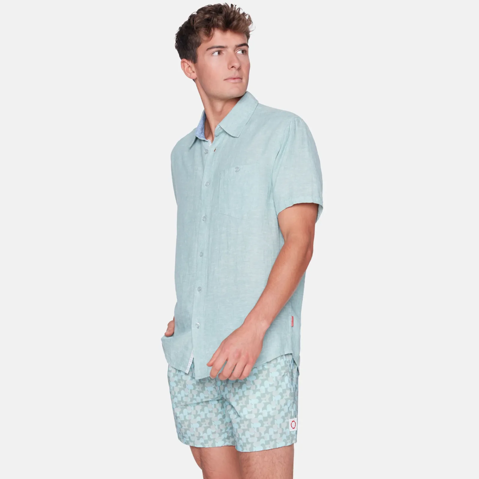 Short Sleeve Linen Shirt