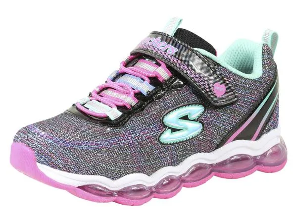 Skechers Little Girl's S-Lights Glimmer Lights Light Up Sneakers Shoes