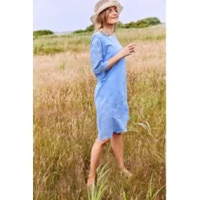 Sky Blue Anglaise Lace dress