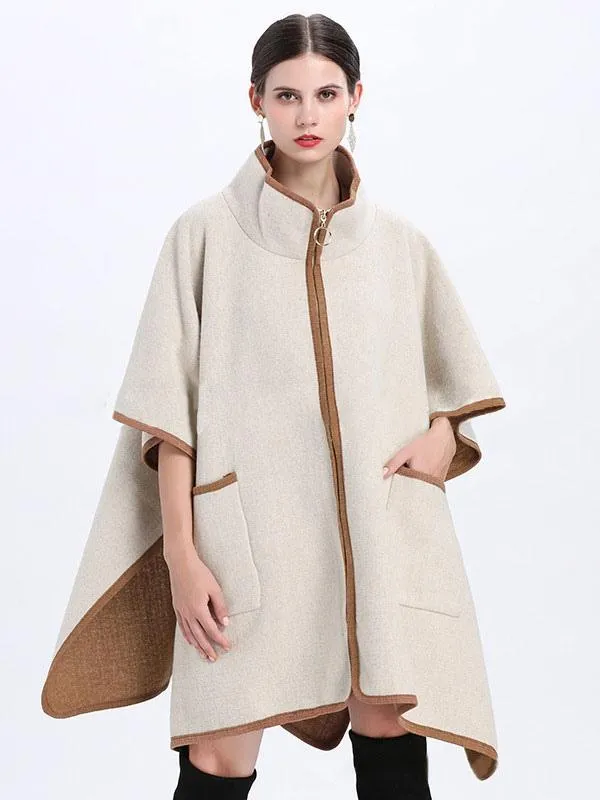 Spring Cape Coat Women's Oversized Poncho Jacket 2024