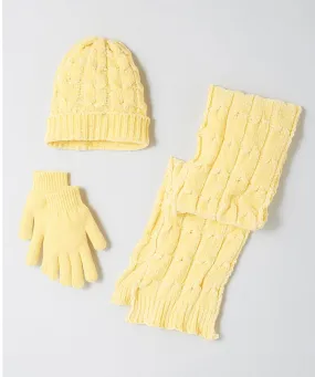 Stylish Hat, Scarf & Glove Set