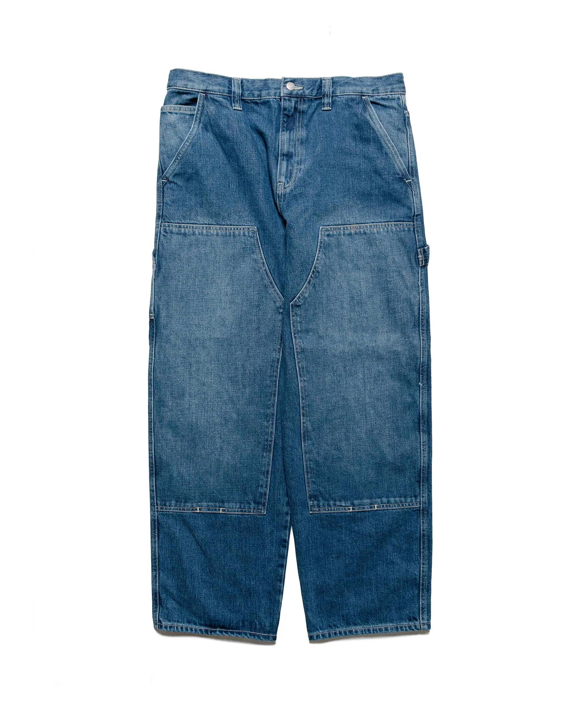 Stüssy Blue Washed Denim Work Pants