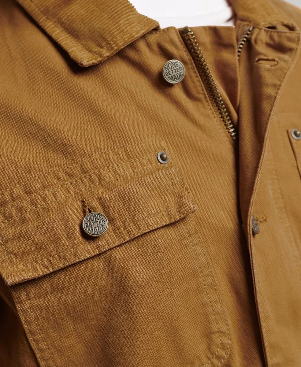 Superdry Vintage Canvas Jacket Tobacco