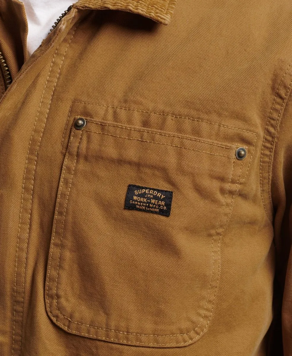 Superdry Vintage Canvas Jacket Tobacco