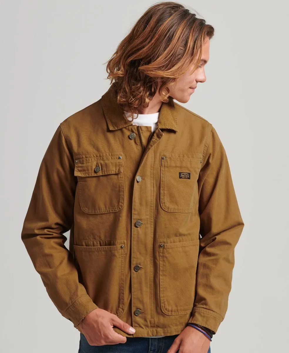 Superdry Vintage Canvas Jacket Tobacco