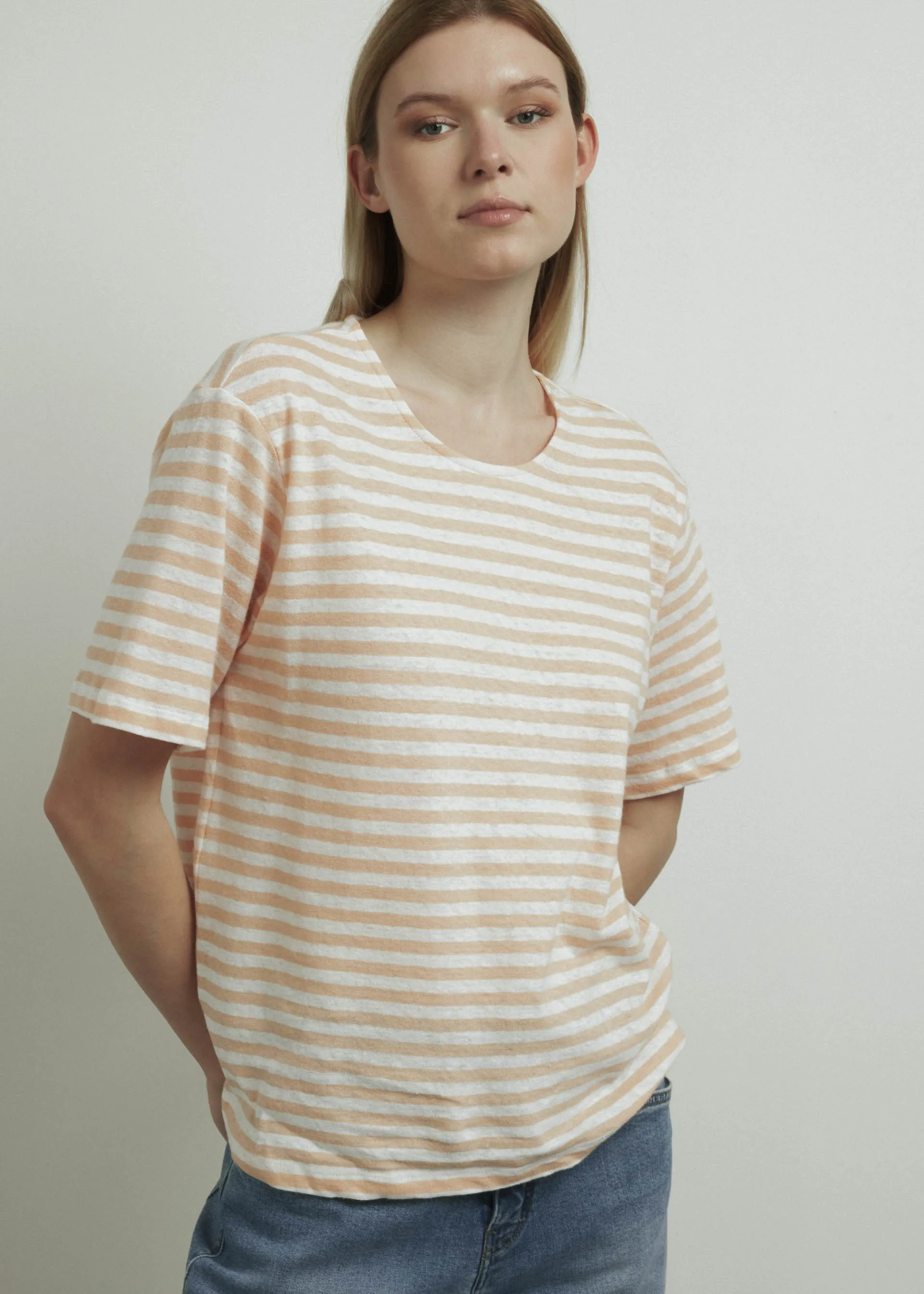 Striped Linen T-shirt