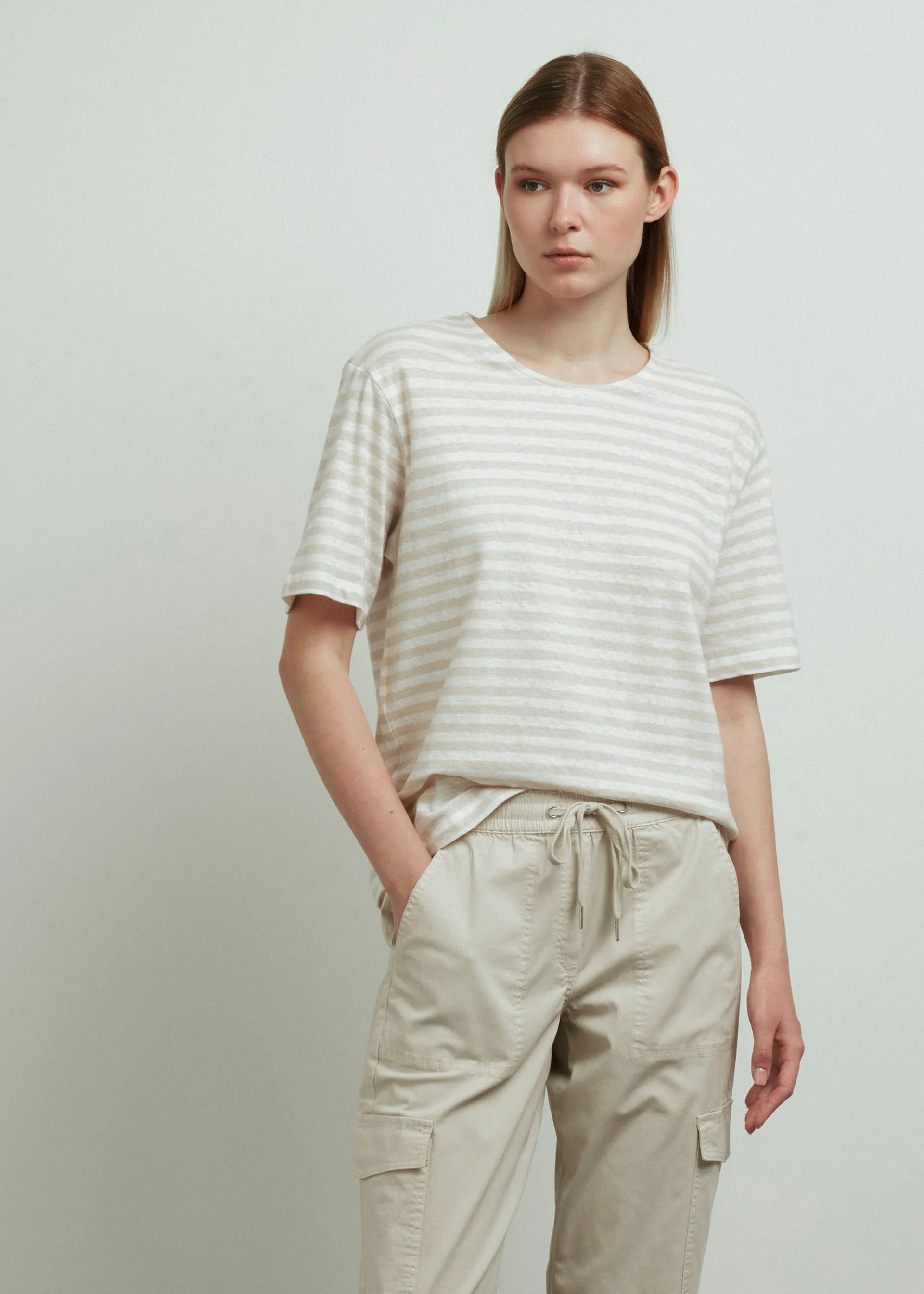 Striped Linen T-shirt