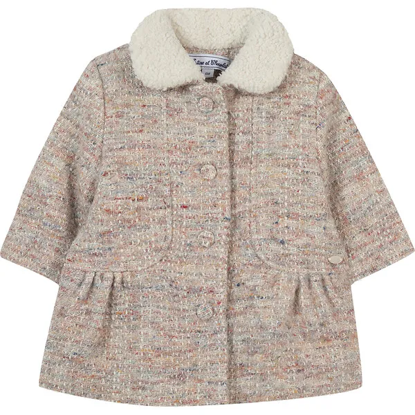 Tartine et Chocolat Baby Pea Coat - Multicolors