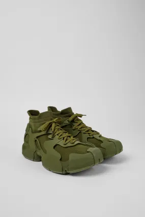 Green Synthetic Sneakers - Tossu