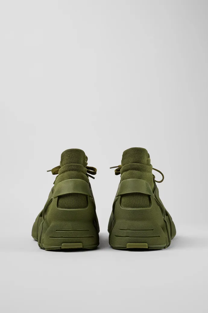 Green Synthetic Sneakers - Tossu