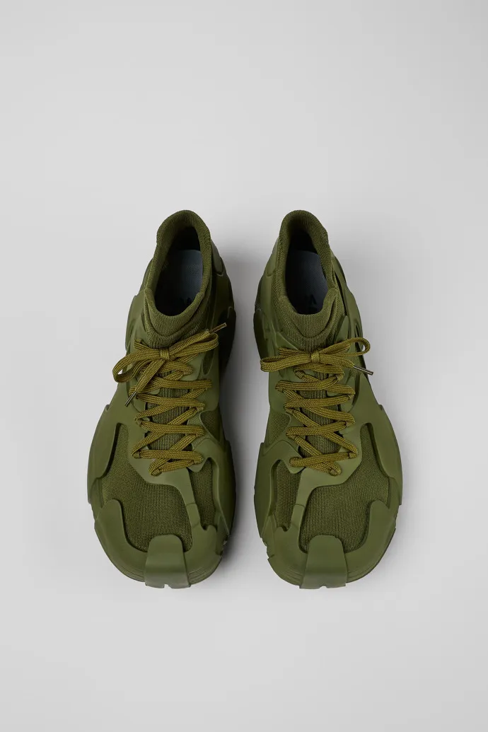 Green Synthetic Sneakers - Tossu