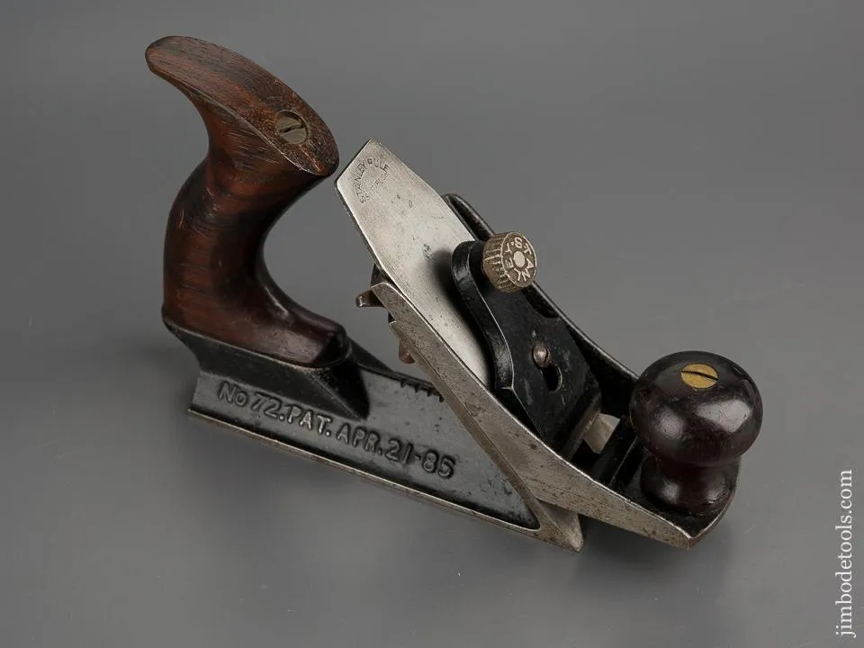 TRAUT's Patent April 21, 1885 STANLEY No. 72 Chamfer Plane Type 2 circa 1886-1904 - 80159