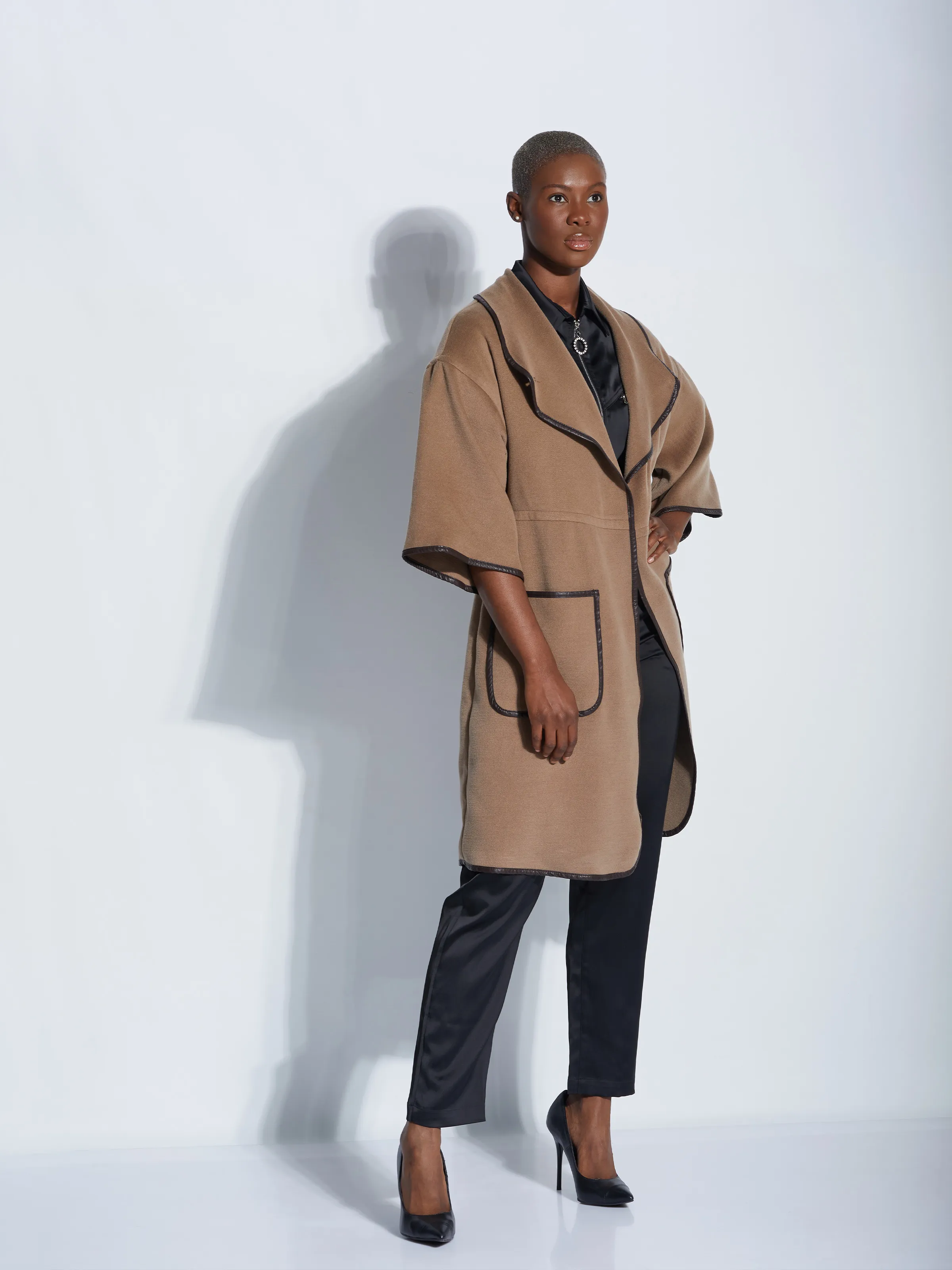 Trussardi jeans light brown Coat.