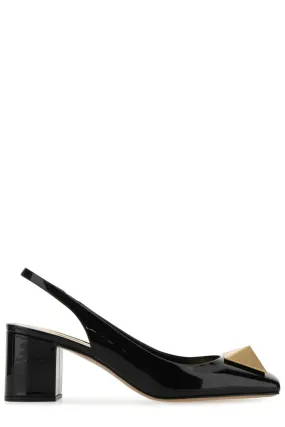 Valentino One Stud Slingback Pumps