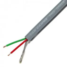 Van Damme 2 Core, 0.22 mm² CSA Screened, 4.85mm od, 100m, Grey