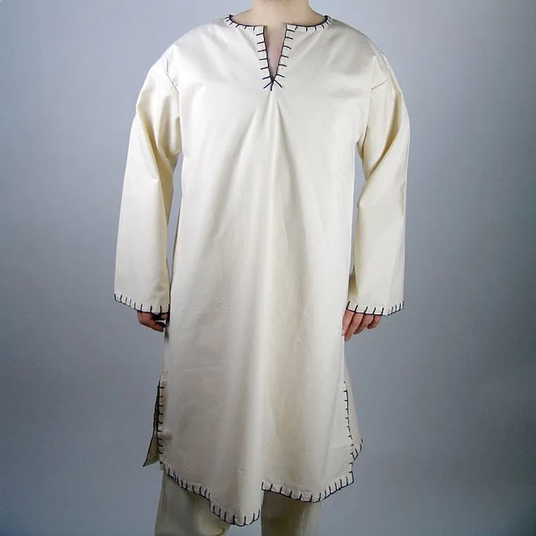 Variety of Colored Viking Tunics with Accentuated Seams