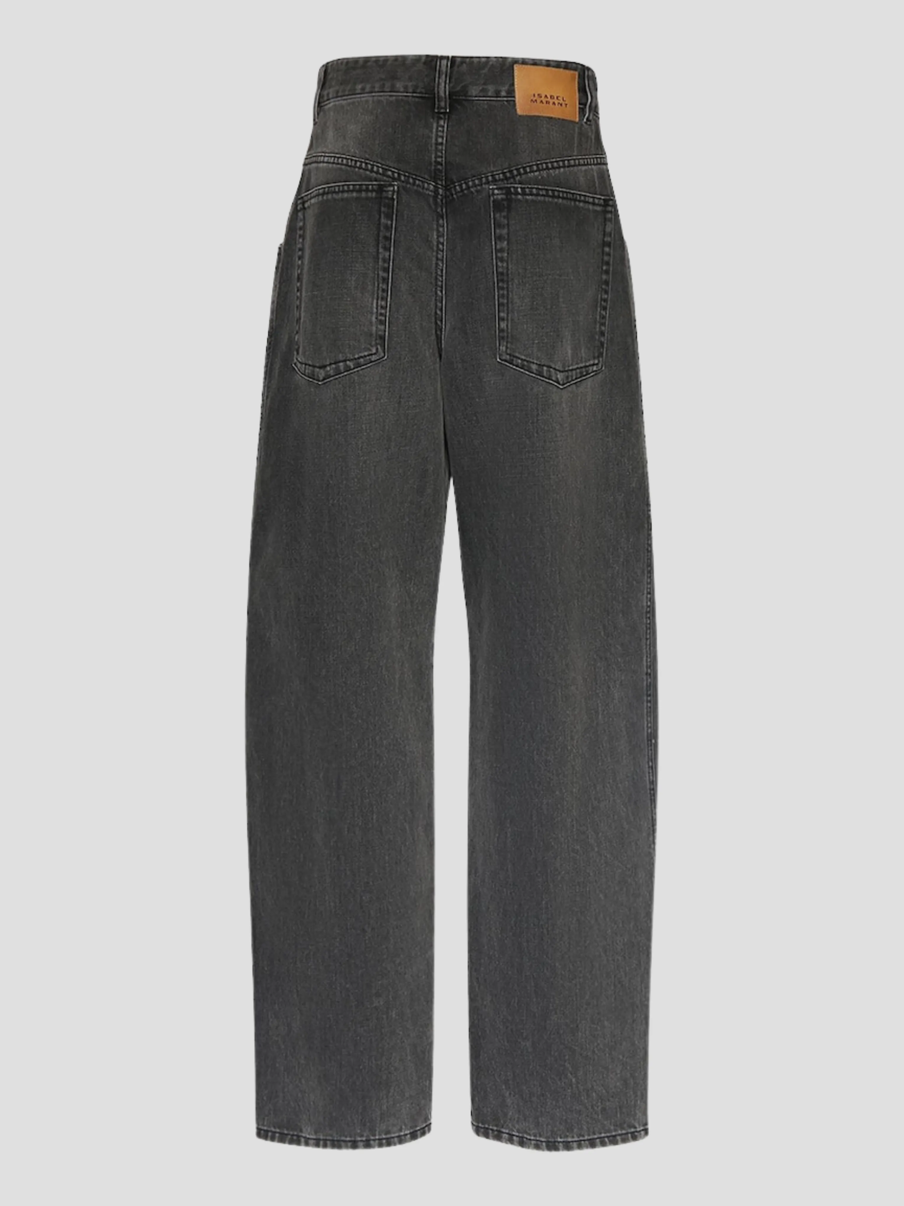 Faded Black Vetan Denim Pant