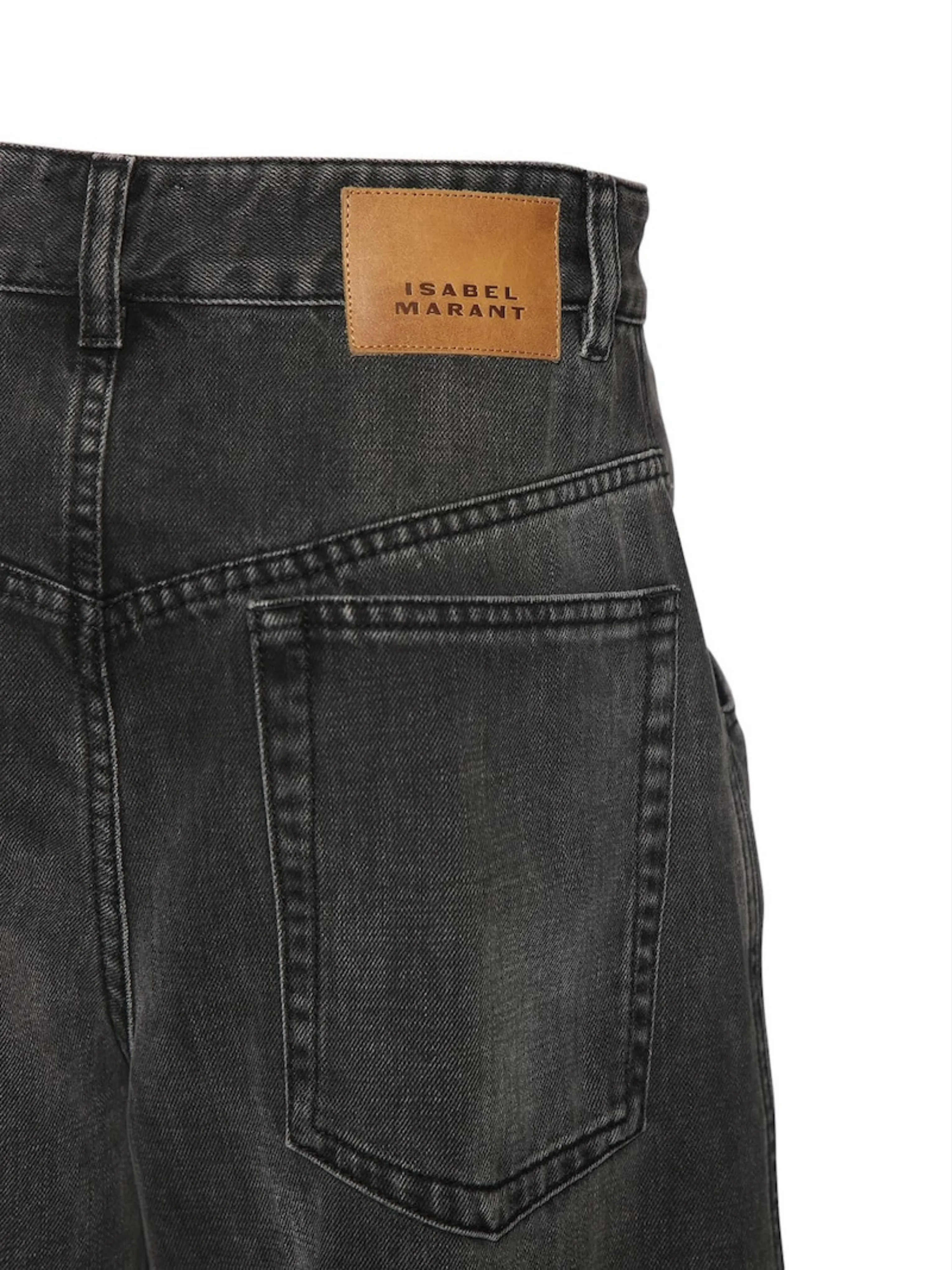 Faded Black Vetan Denim Pant