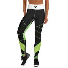 VictoryLeggings Geo Green Victory Collection