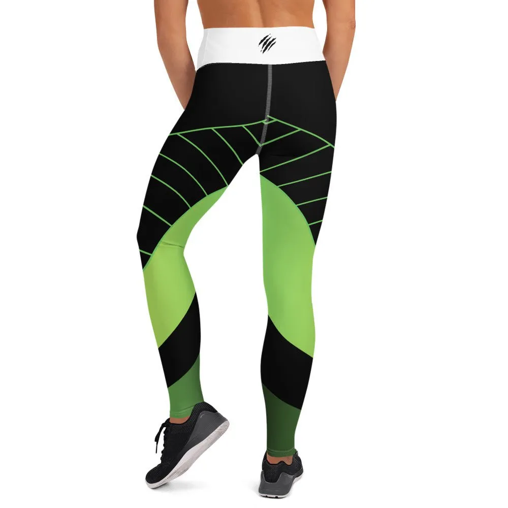 VictoryLeggings Geo Green Victory Collection