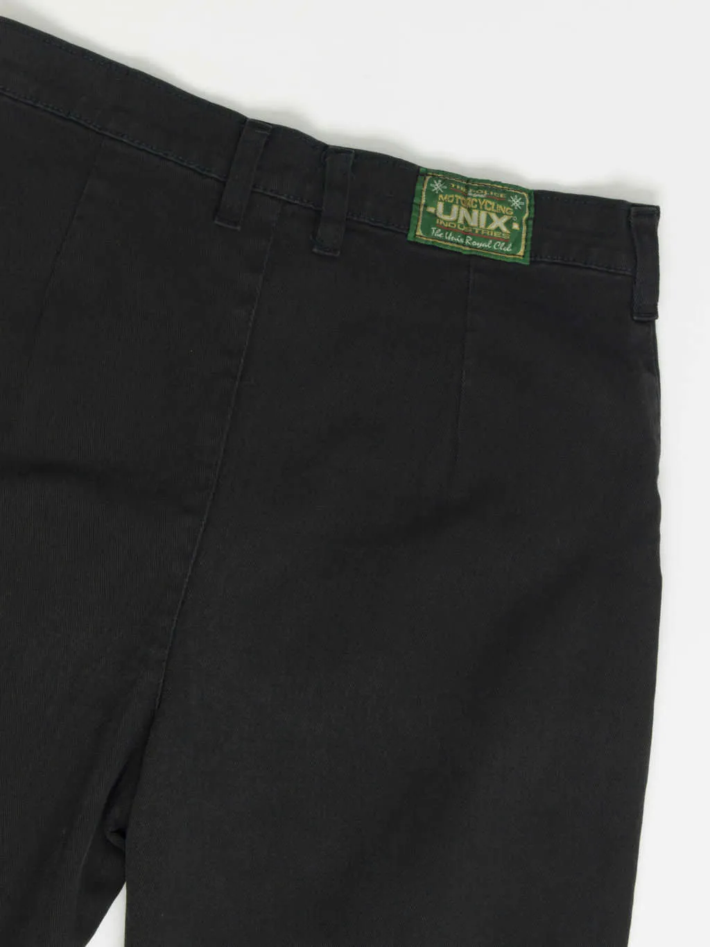 Vintage Black Tapered Trousers 27 x 30 Made in Italy 90s