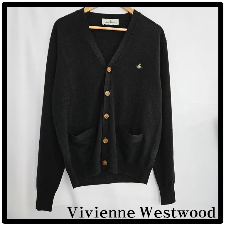 Vivienne Westwood Logo Cardigans | Street Style