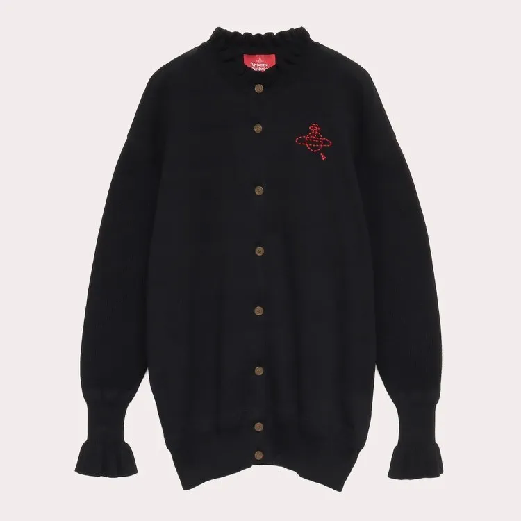 Vivienne Westwood Street Style Cotton Logo Cardigans