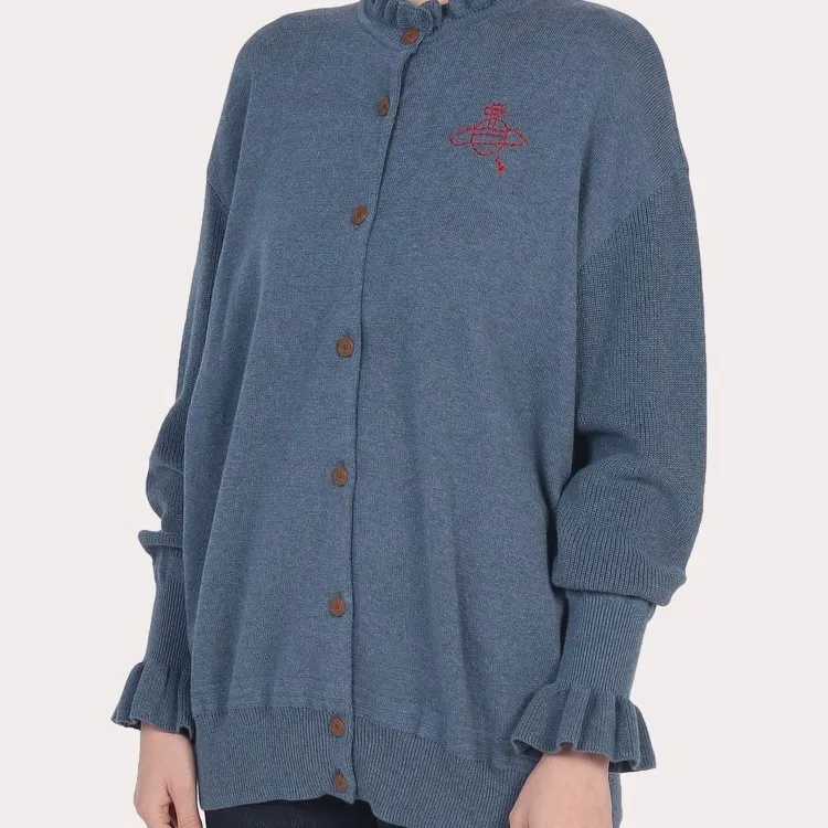 Vivienne Westwood Street Style Cotton Logo Cardigans