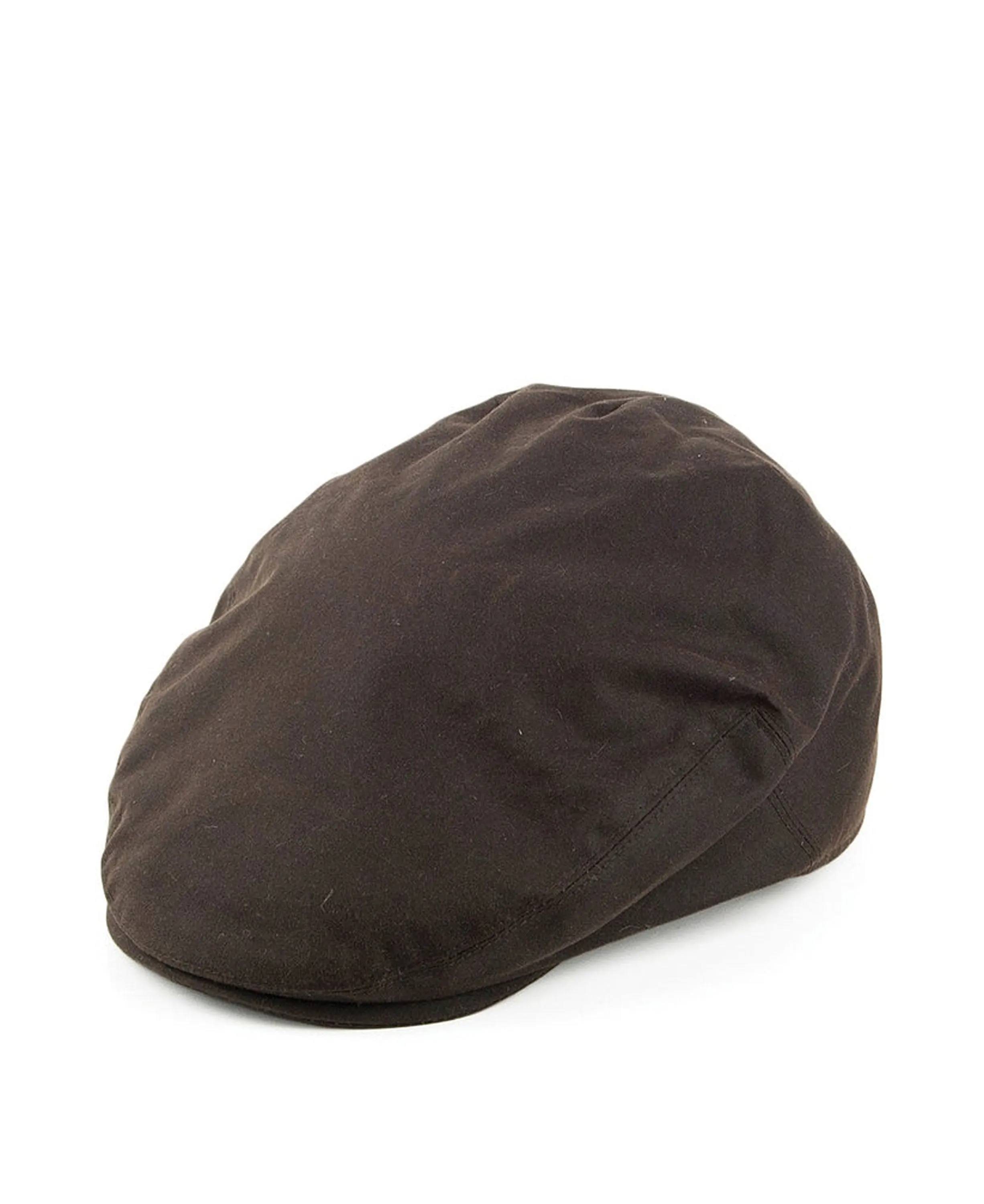 Waxed Olive Flat Cap