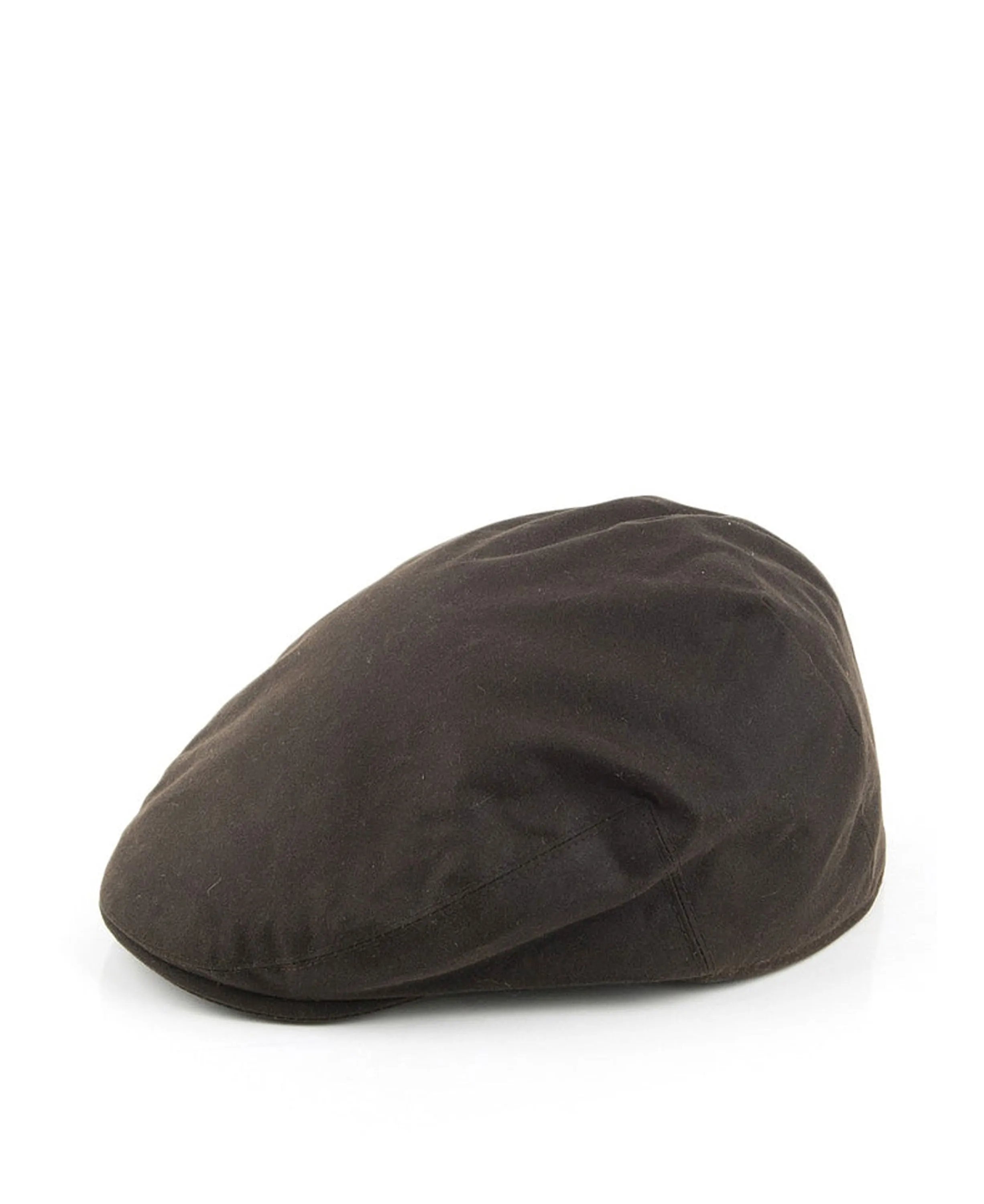 Waxed Olive Flat Cap