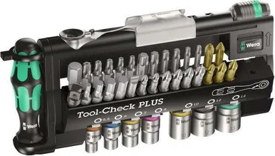 Wera Bits Set “Tool-Check PLUS” with Drive Tool and Sockets 39 pieces - Metric