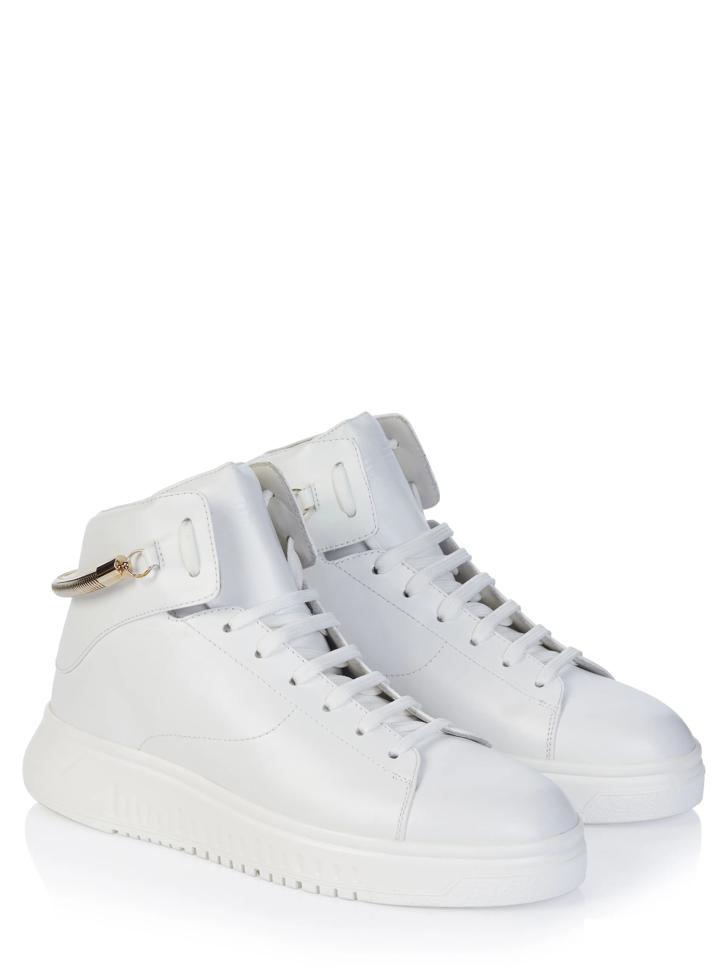 White Emporio Armani Shoe.