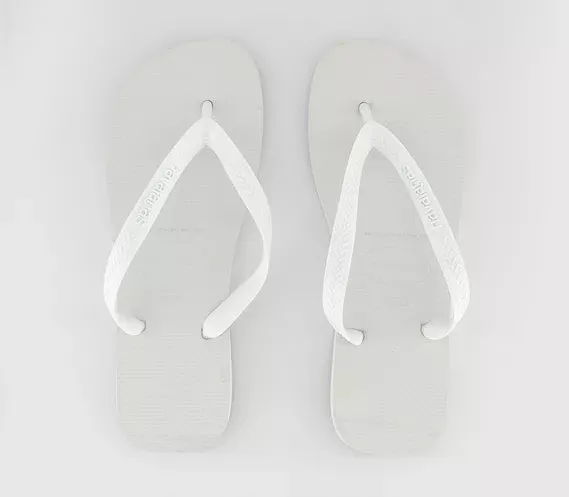 White Havaianas Top Flip Flops for Women.