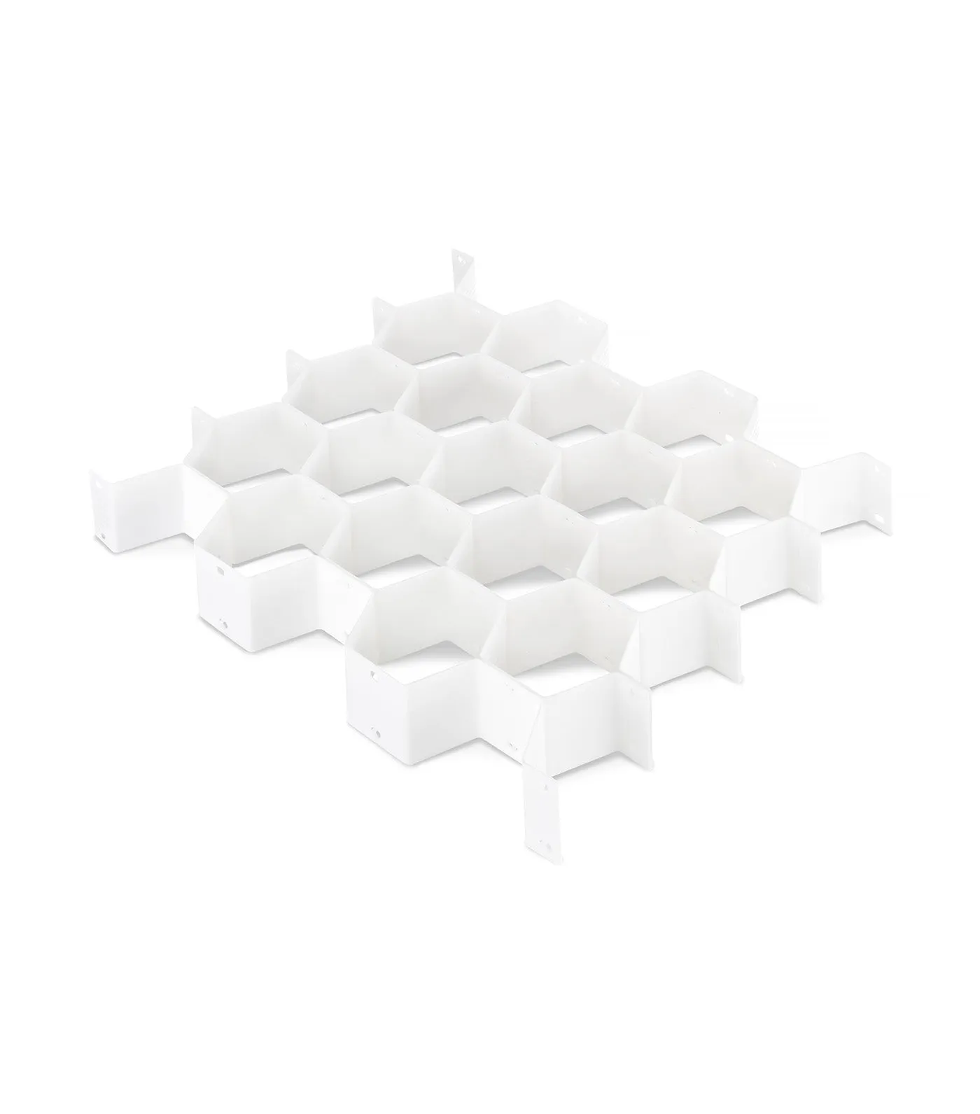 White Honeycomb Drawer Organizer