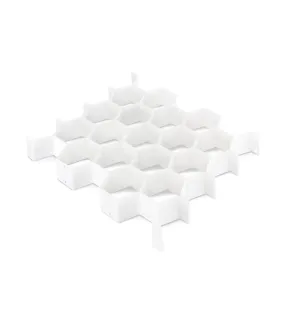 White Honeycomb Drawer Organizer