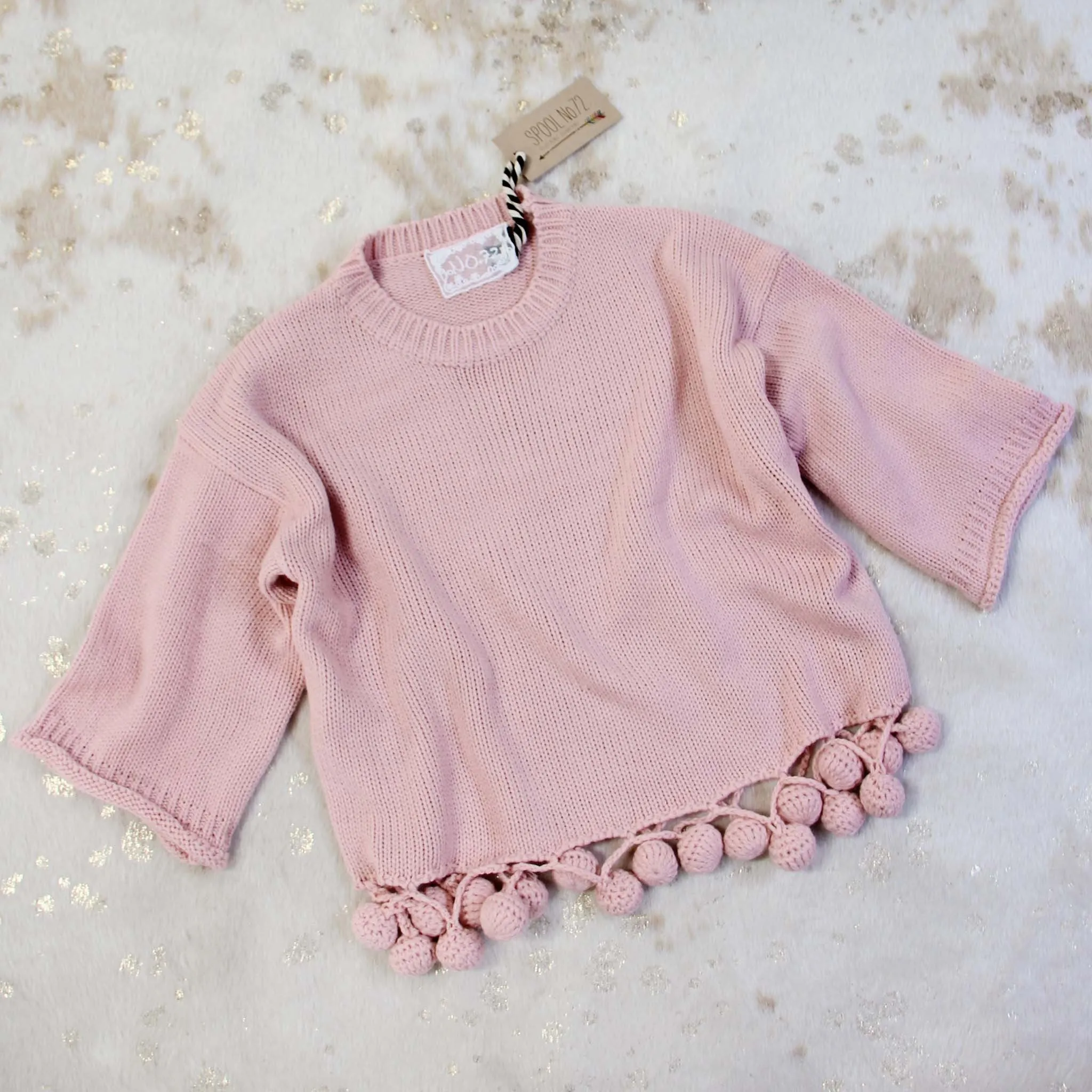 Wholesale Sweet Pom Sweater