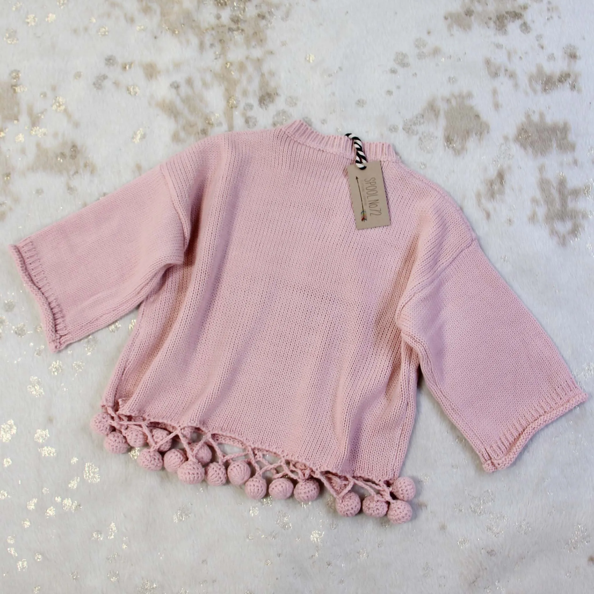 Wholesale Sweet Pom Sweater