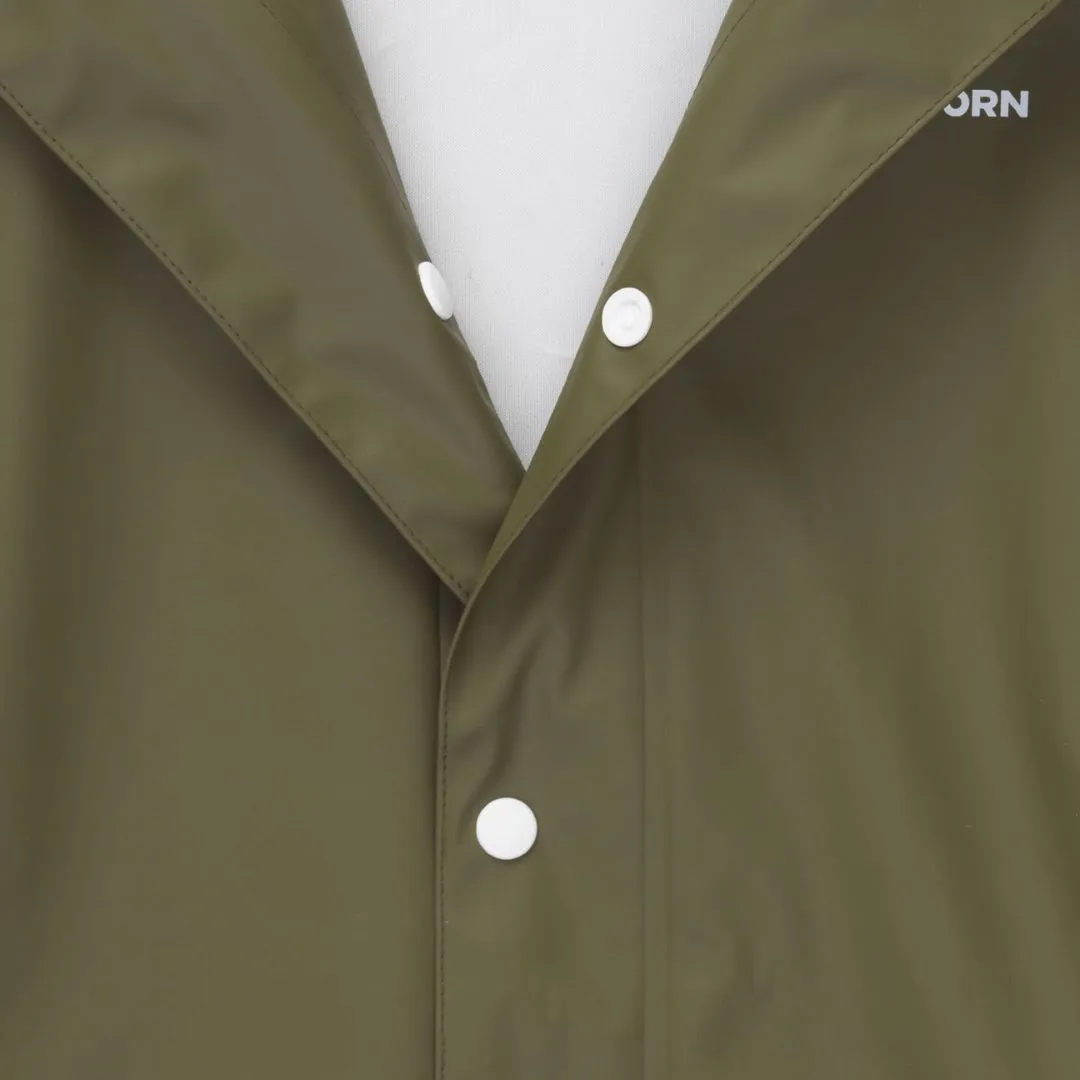 Wings Rain Jacket in Field Green.