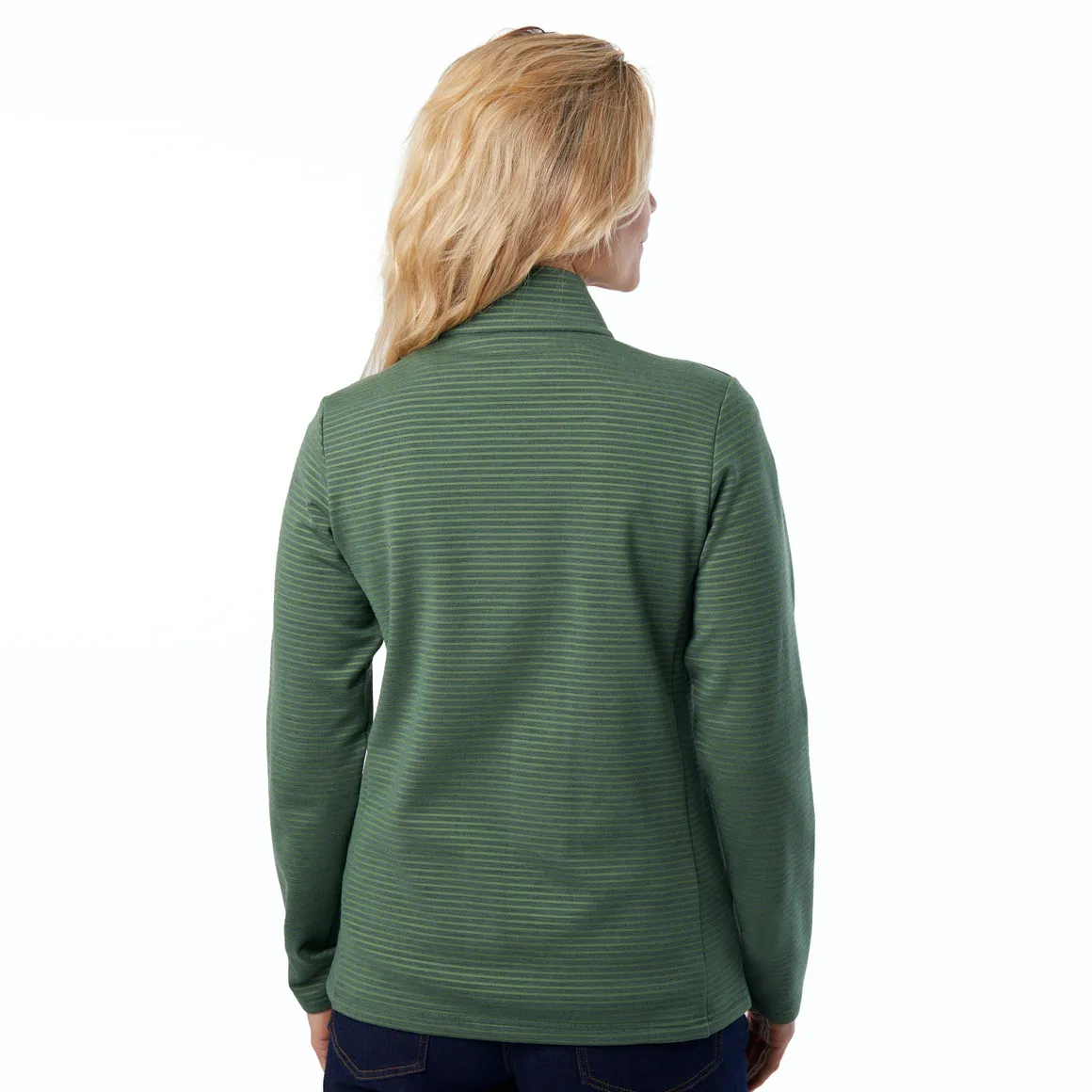 Radiant Green Stripe Jacket for Women