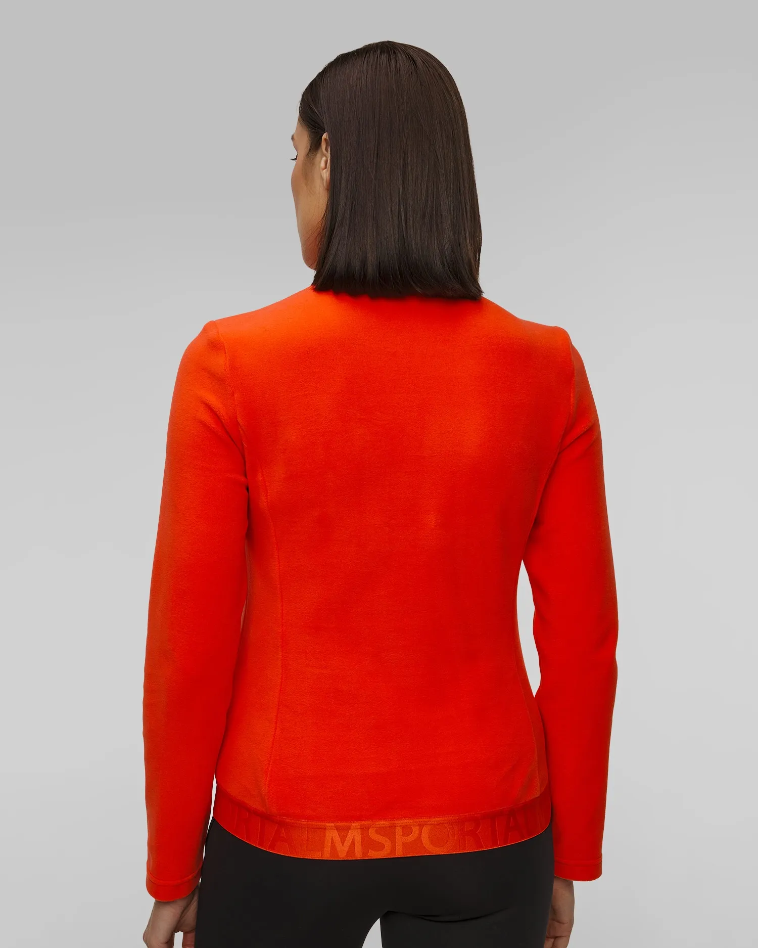 Women's red zip-up sweatshirt Sportalm 1823507163-4105
