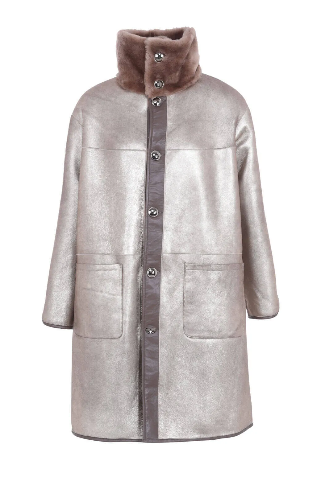 Women's sheepskin coat - reversible gaby