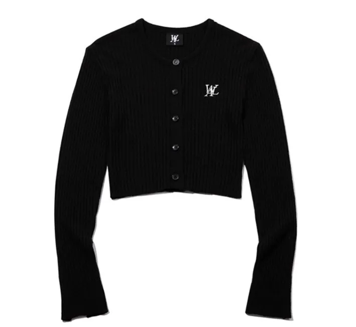 Street Style Plain Logo Cardigans from WOOALONG