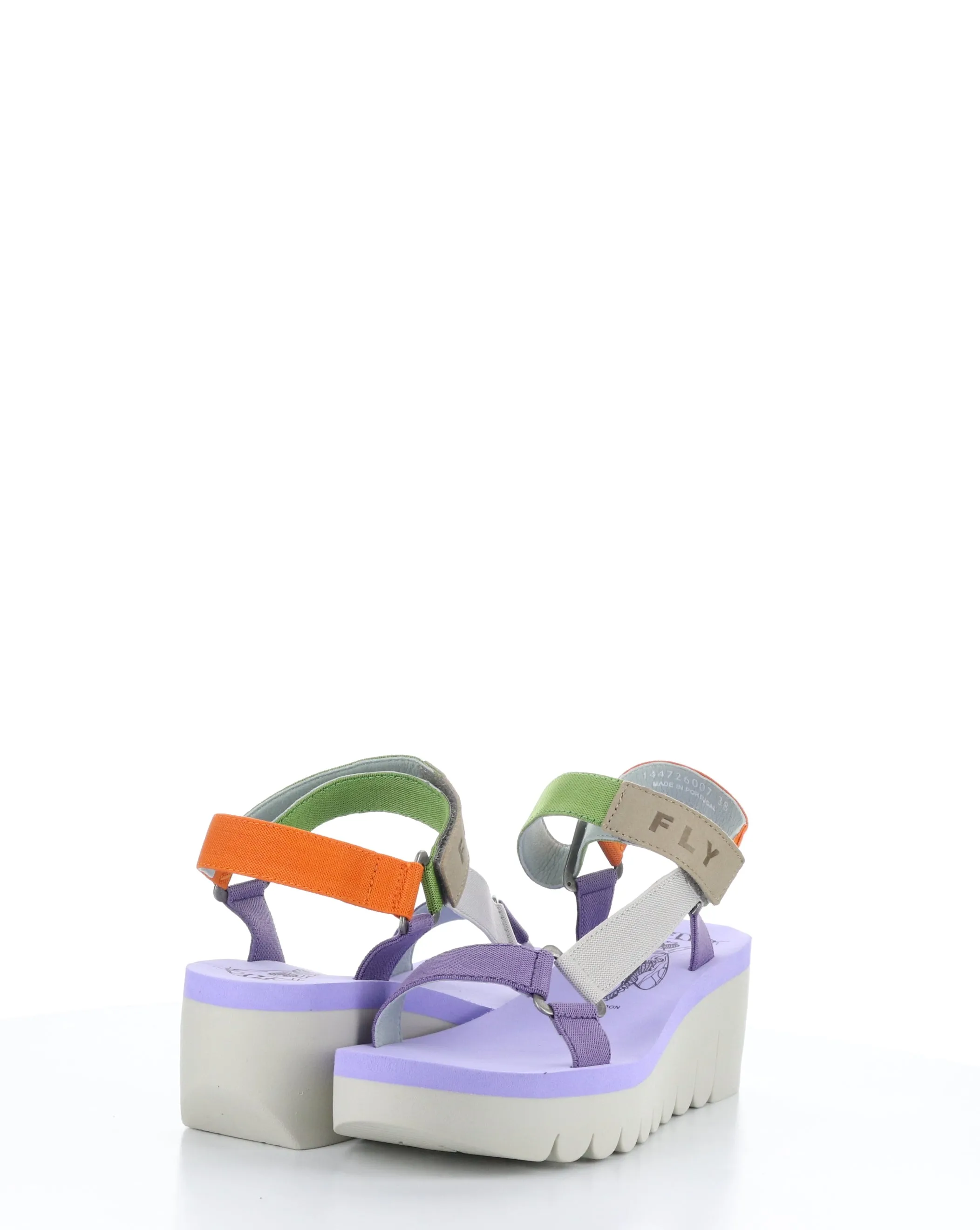 YEFA726FLY 007 MULTI/VIOLA Touch Fastening Sandals