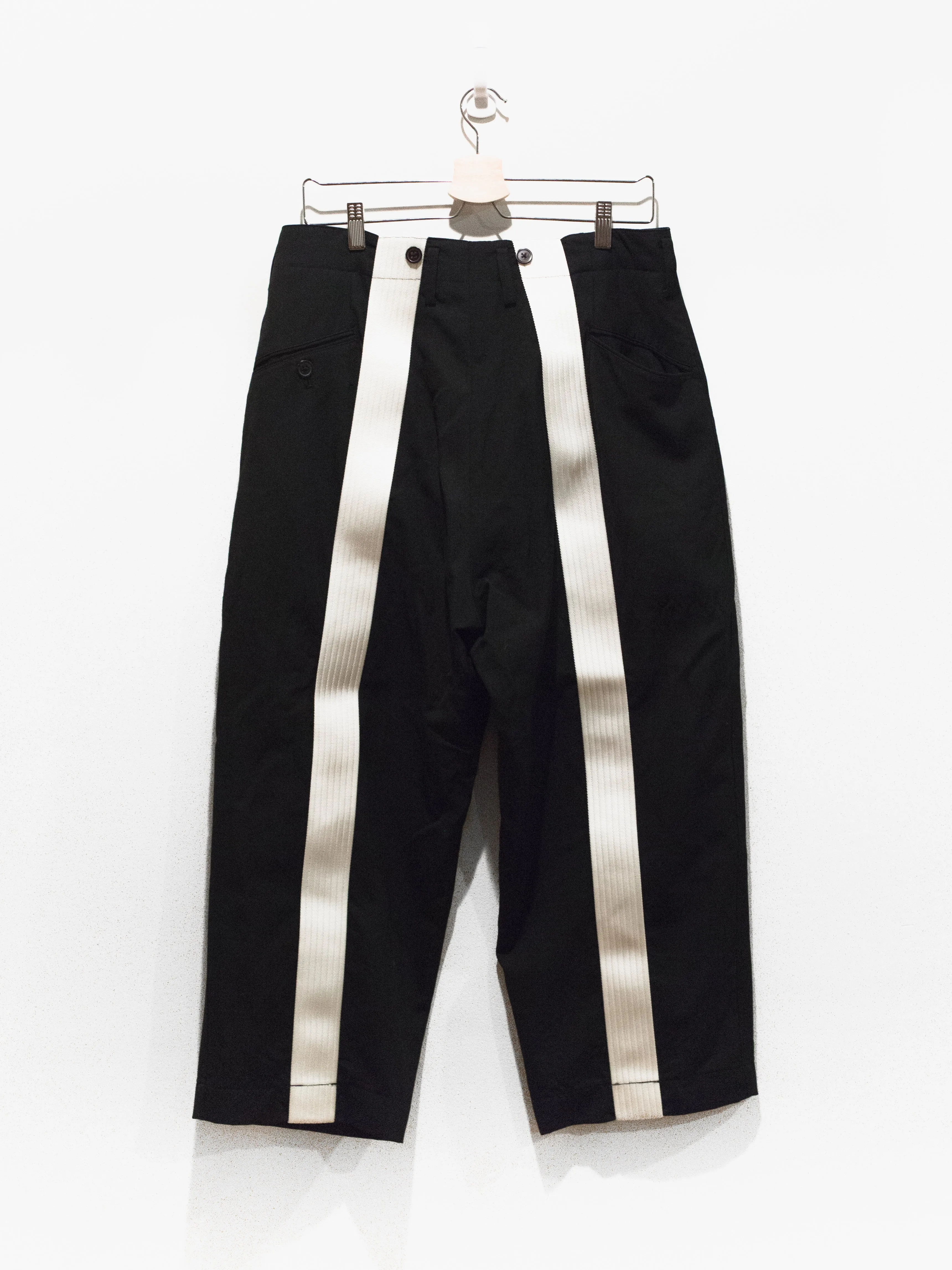 Yohji Yamamoto Pour Homme SS00 Seatbelt Striped Trousers