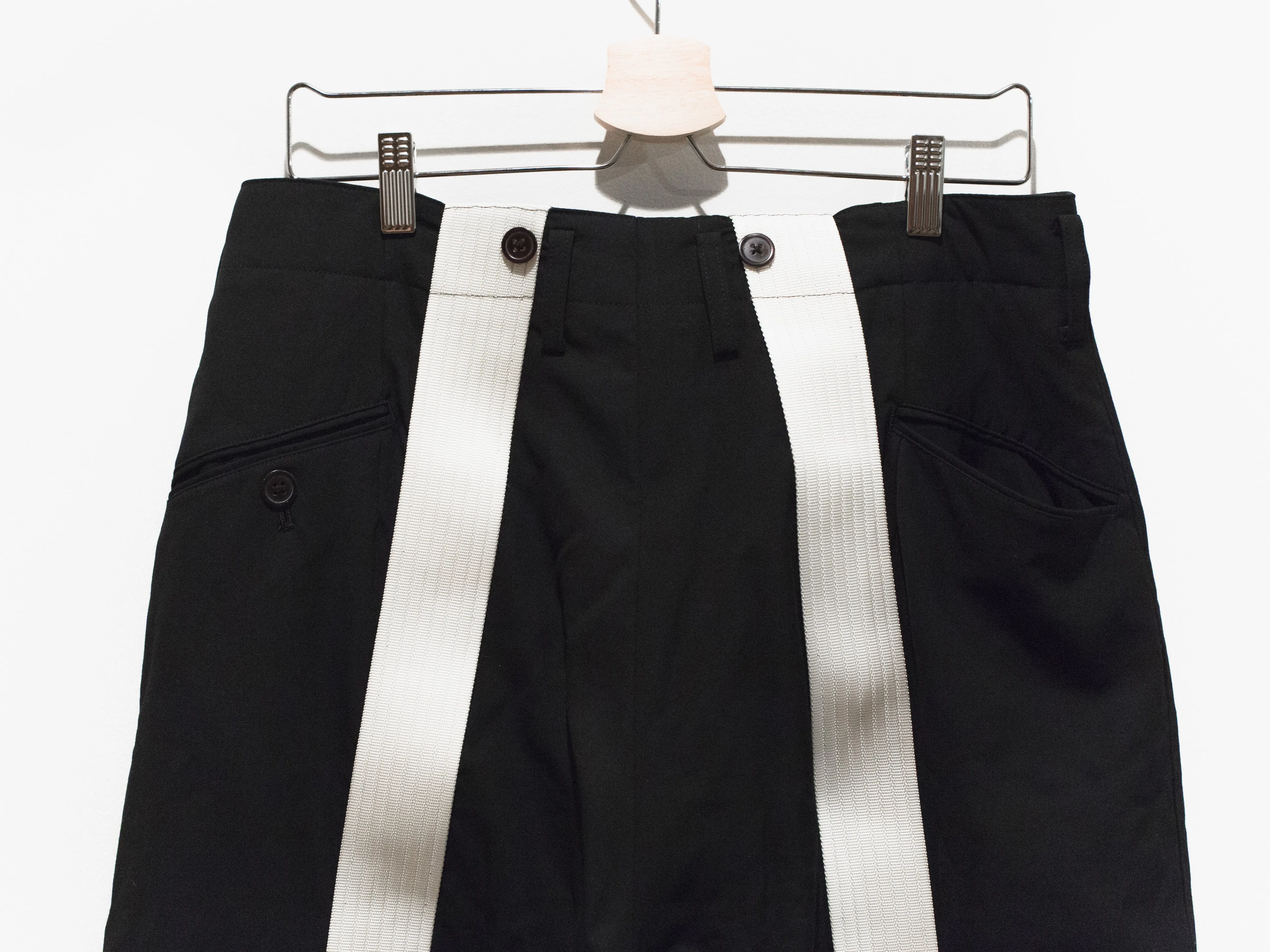 Yohji Yamamoto Pour Homme SS00 Seatbelt Striped Trousers