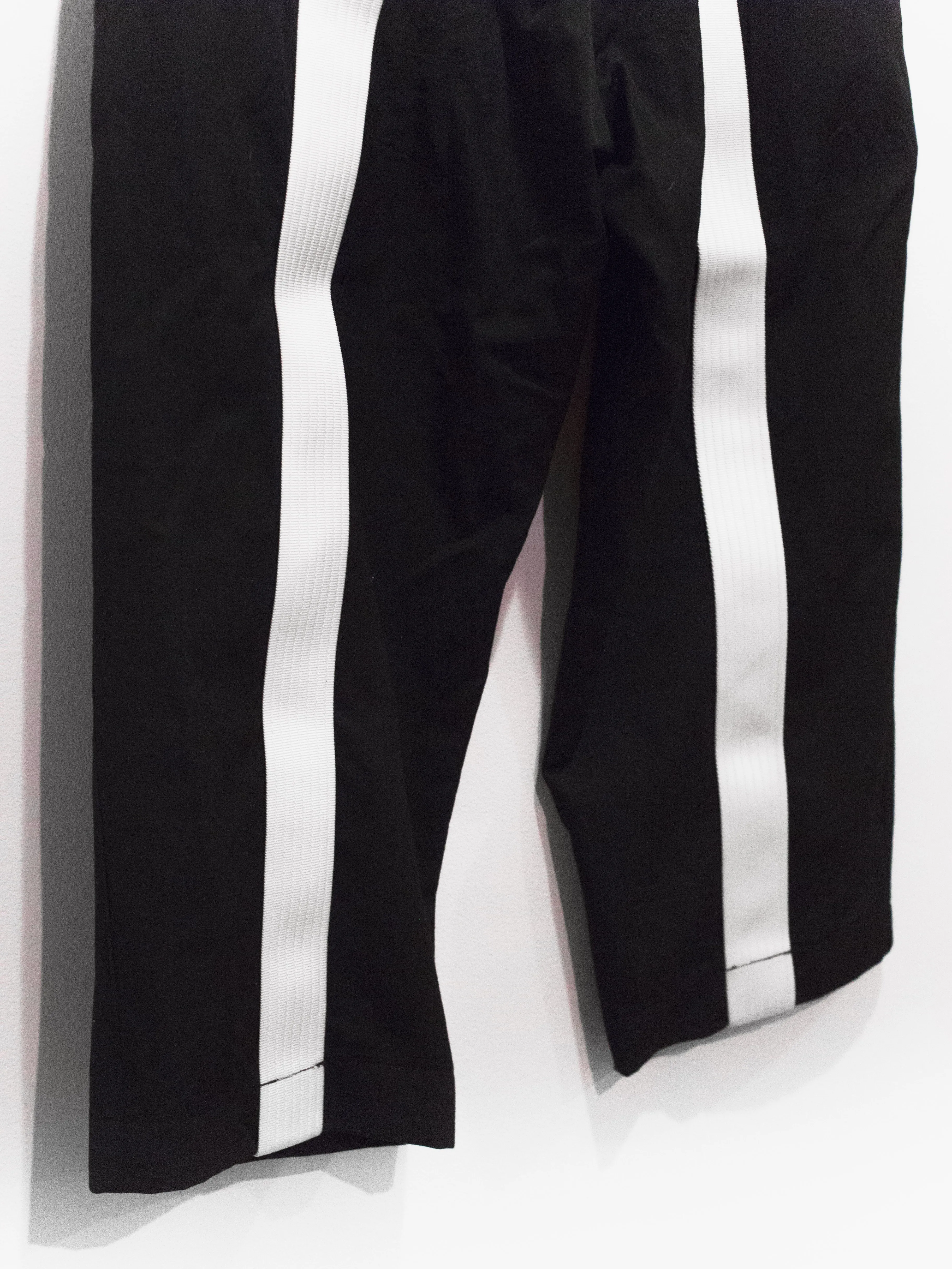 Yohji Yamamoto Pour Homme SS00 Seatbelt Striped Trousers