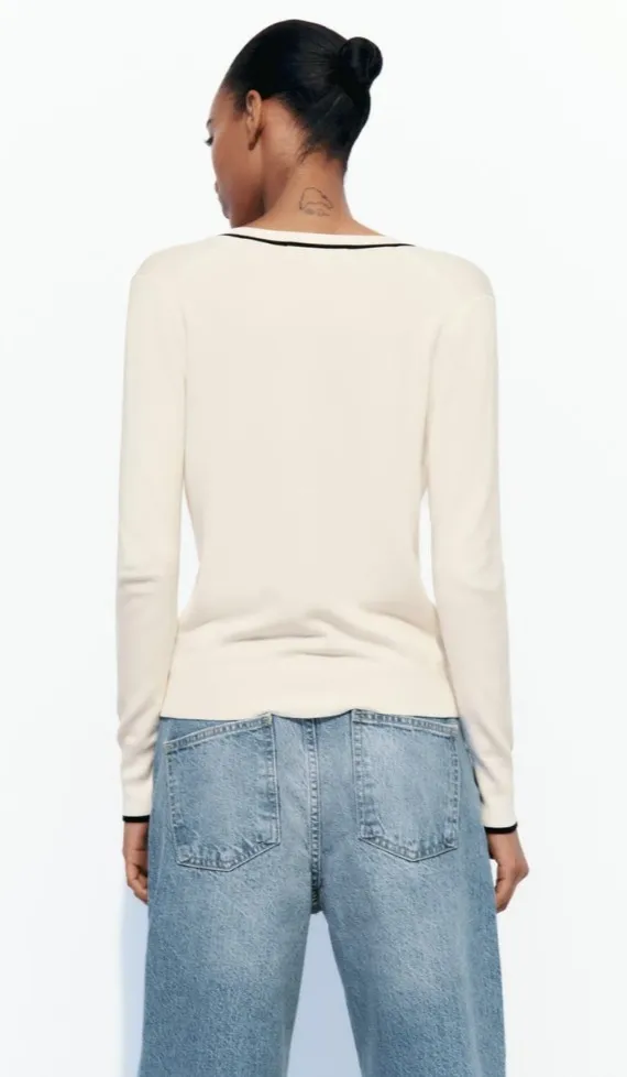 ZARA Long Sleeves Cardigans for Casual and Elegant Style